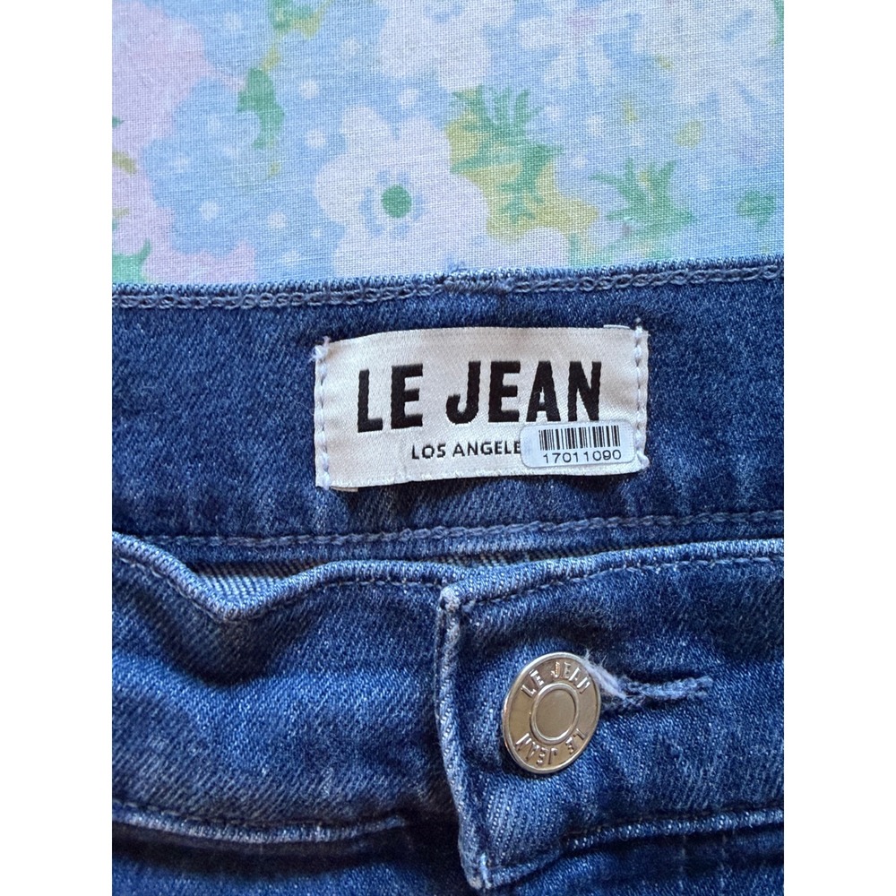 Le Jean | Column Jean Wide Leg Dark Wash Size 28/6 Classic Denim Indigo - Picture 10 of 16
